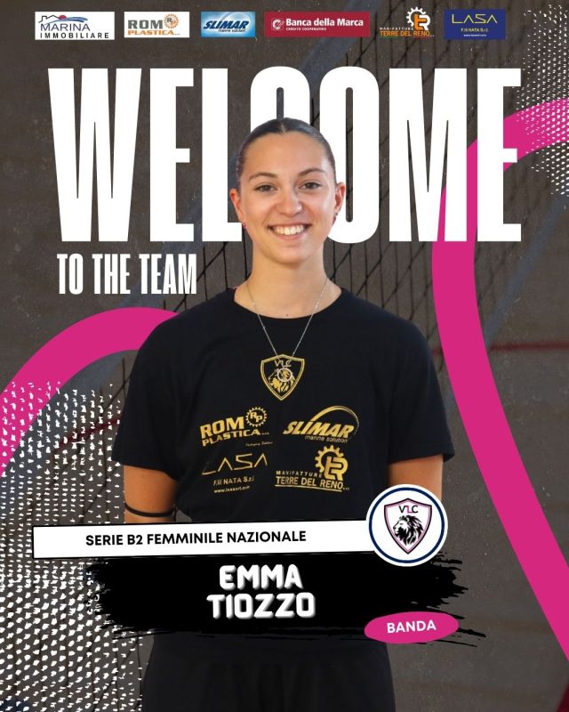 Promozione importante per la nostra Emma Tiozzo Brasiola che, dopo una buona stagione in serie C con i nostri colori, ha avuto la fiducia di staff e dirigenza per approdare in serie B2. Uno schiacciatore di qualità e potenza! 🎙"Sono contenta di questa promozione in serie B2 e sono grata ad allenatori e dirigenti per questa possibilità". Così Tiozzo Brasiola. "Non vedo l’ora di iniziare il campionato con la prospettiva di crescere sia a livello di gioco che umanamente, perché sarà tutto da vivere. Sono sicura che sapremo fare del nostro meglio per tutto la stagione riuscendo ad esprimere un buon gioco davanti al nostro pubblico".